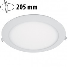 Φωτιστικό LED Στρογγυλό Χωνευτό 18W 230V 1700lm 3000K Θερμό Φως 21-0181000